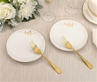 MR. AND MRS. PLATE & FORKS