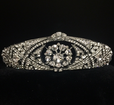 MEGHAN MARKLE Bridal Tiara Antique Silver
